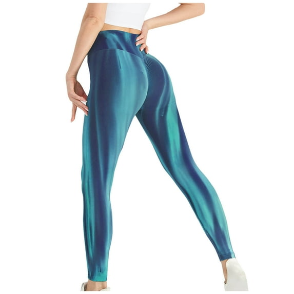 WXLWZYWL Womens Workout Scrunch Leggings High Waisted Booty Butt Lifting Soft Full Length Leggings Tights Yoga Pants Tummy Control Lift Gym Booty Tights