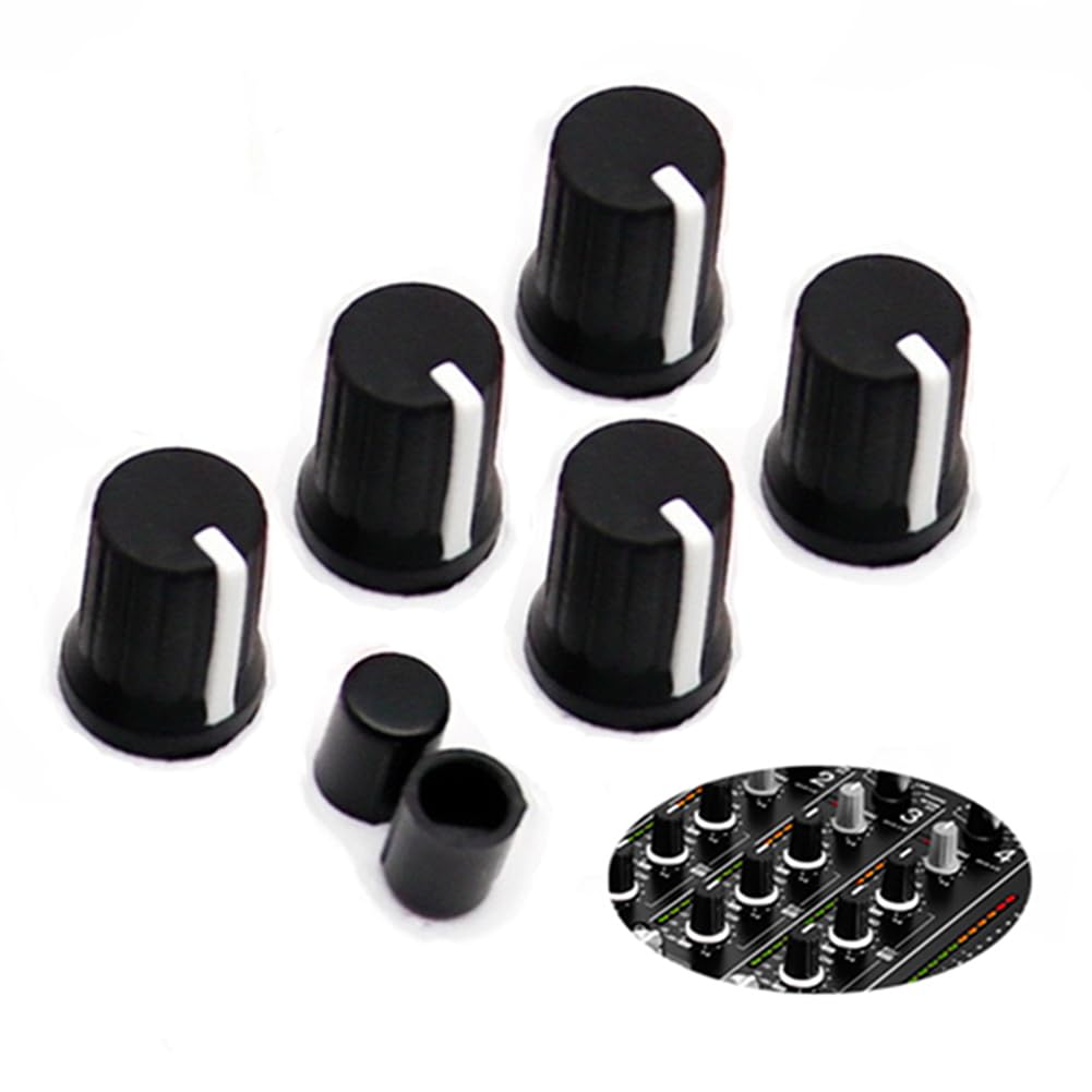 WXYINSPAS 5pcs Universal EQ Rotary Knob Replacement Equalizer Fader