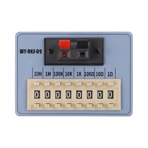 WY-RES-01 Resistor Box 0.1 Ohm To 9999999.9 Ohm 8 Adjustable Resistance Box For Circuit Testing Tool