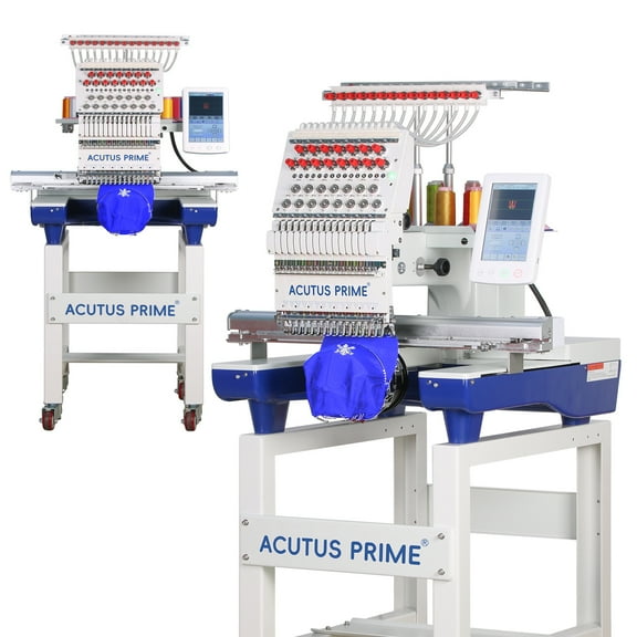 WY1501C Embroidery Machine with 15 Needles, 14"x20" Embroidery Area, 1200SPM Max Speed, 10" Touch Screen, Wifi available, for Flat/3D Cap/Hat/T-shirt/DIY, Full Accessories & Training