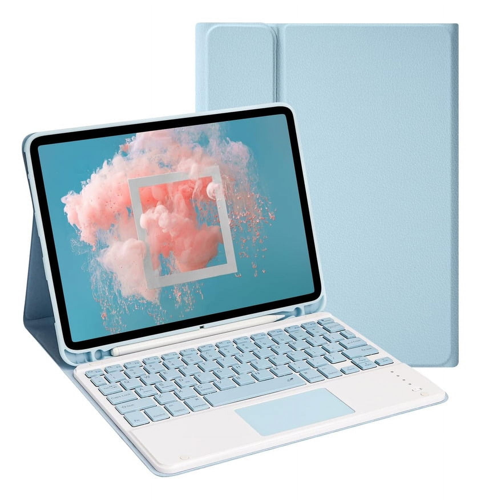 WYBLJ Touch Case For iPad Air 11'' (m2) 2024 /air5 with keyboard