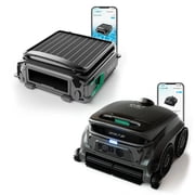 WYBOT B1 Cordless Robotic Pool Cleaner & F1 Solar Pool Skimmer Bundle, Smart Navigation, Self-Parking, Wall & Waterline Cleaning, App Control