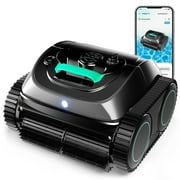 2025 New WYBOT C1 Cordless Robotic Pool Vacuum Cleaner for In-Ground Pools up to 1600 sq. ft, 150 Mins Runtime with Wall Climbing Function, Larger Top-Loading Filters