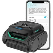 WYBOT C2 Robotic Pool Vacuum Cleaner, Cordless, APP Schedule, 180Min Runtime