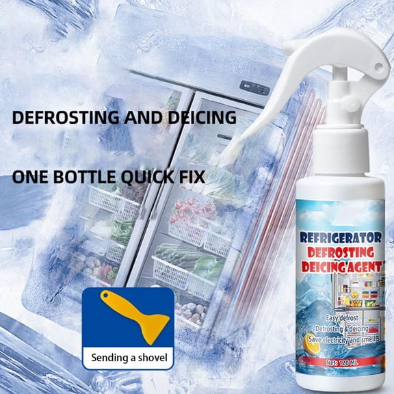 WYBXZ 120ml Fridge Defrost Spray, Ice Remover for Freezer, Quick Defrost for Refrigerator, 1-Pack