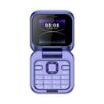 thumbnail image 1 of WYBXZ 2024 New Mini Flip Mobile Phone, 2 SIM Card Small Display Foldable Cell Phone, Unlocked Flip Phone 2G Flip Cell Phone for Seniors(Purple ), 1 of 6