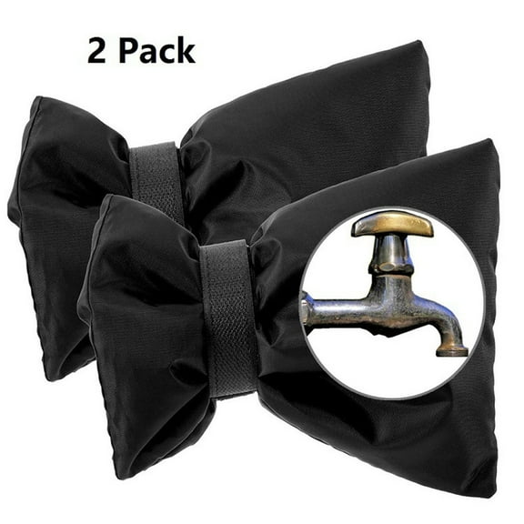 WYBXZ 2PCS Outdoor Faucet Covers for Winter, Garden Water Spigot Freezer Miser, Winter Insulated Faucet Freezer Protector, Frost Proof Cover Water Proof Outdoor Water Faucet Insulation Wrap