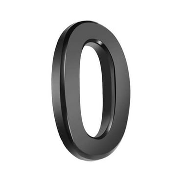 WYBXZ 4 Inch Modern House Numbers for Outside, Self-adhesive Black Mailbox Numbers Address Home Number, for Outside Or Inside Signs Easy Install