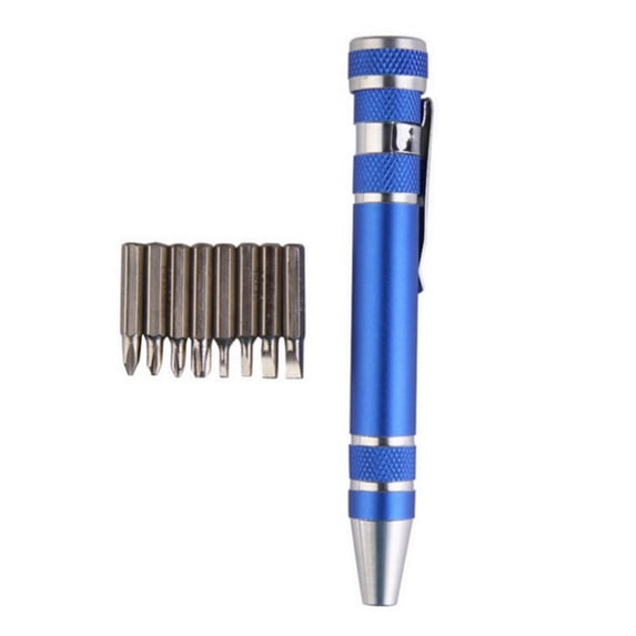 WYBXZ 8 In1 Multifunctional Small Screwdriver, Mini Screwdriver Kit For Mobile Phones, Electronic Products, Watches, Laptops, And Jewelry Repair Tool, Non-Slip Handle