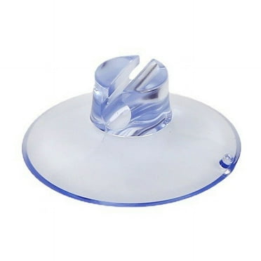 WYBXZ Adhesive Suction Cups, 40MM Clear PVC Sucker Pad without Hooks, for Home Kitchen and Bathroom Glass Doors(1PC)