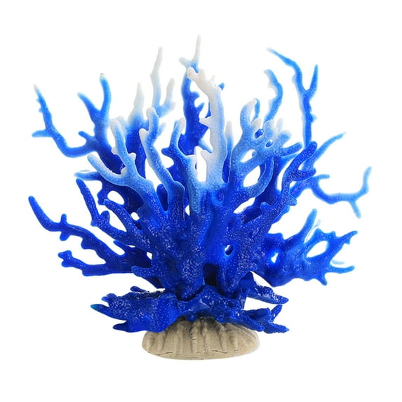 WYBXZ Artificial Aquarium Coral Decor, Plastic Faux Coral Reefs Cute Fish Tank Decorations, Realistic Ocean Plant Ornaments for Party, Living Room