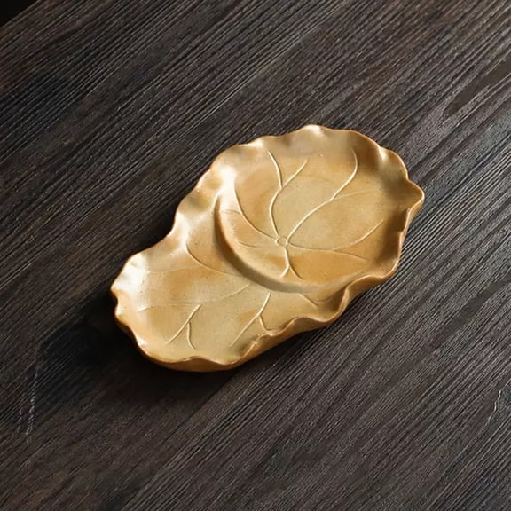WYBXZ Brazilian Ceramics Tray, Plant Water Catcher Tray, Hydroponic Tree Stump Desktop Plant Tray, Indoor Office Desktop Planter