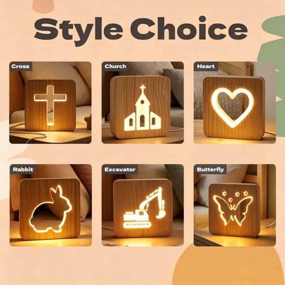WYBXZ Butterfly Hollow out Night Light Design B, 3D LED Acrylic Lamp, Cute Bedside Light with Remote, Color Changing USB Lamp for Students Room, Mother's Day Gift