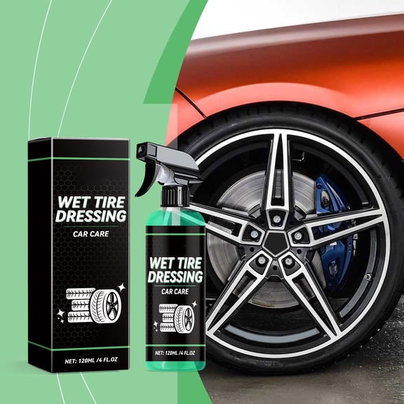 WYBXZ Car Tire Brightener Foam Cleaner, Tire Shines for Restoring Color and Tire Protection, 120ml