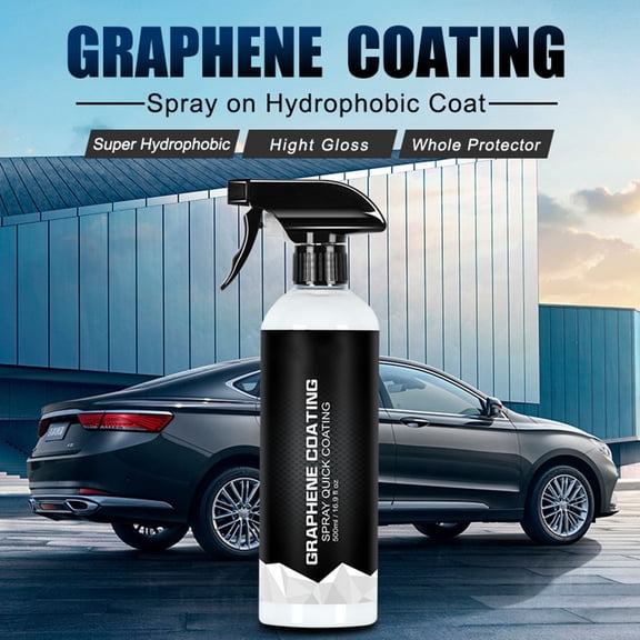 WYBXZ Ceramic Coating Top Coat for Cars, Rapidly Ceramic Paint Sealant Spray, Automotive Paint Sealant for Car, SUV, Motorcycle, RV, 500ml