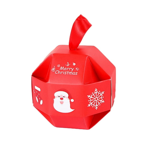 WYBXZ Christmas Candy Boxes for Gift Giving, Fruit Treat Candy Gifts Box for Wedding Xmas Presents Sweets Christmas Festival Party