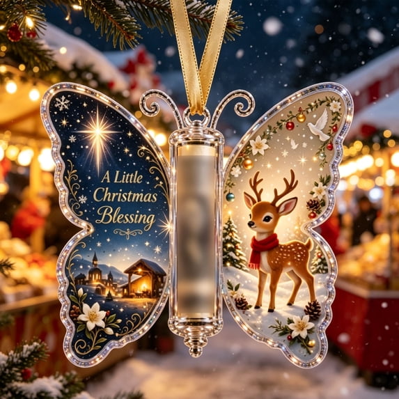WYBXZ Christmas Cash Holder Pendant with Flat Hanging Ornament, Winter ...