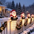 thumbnail image 1 of WYBXZ Christmas Fence Peeker, Resin Cascading Icicle Lights for Outdoor Railing, 1 of 8