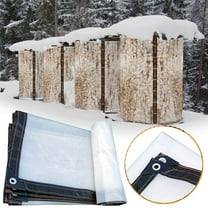 WYBXZ Clear Water Proof Tarps, Outdoor Garden Rainproof Covering, for Covering Henhouse Porch Plant Camping, Poly