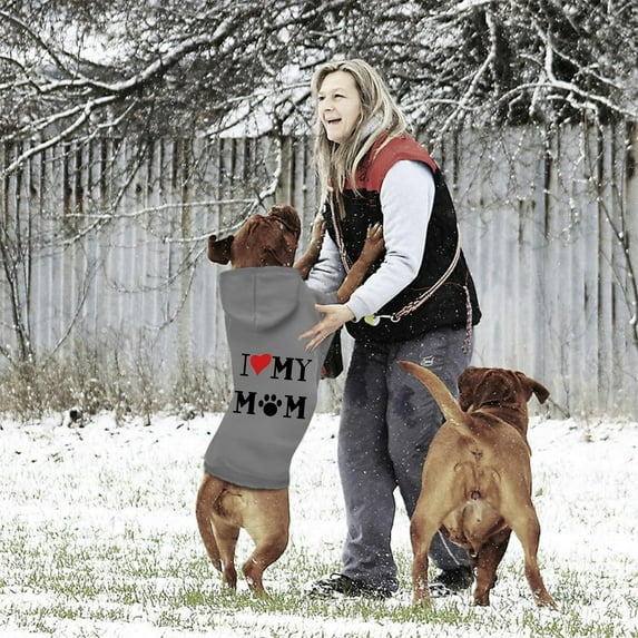 WYBXZ Dog Hoodie, Warm Soft Fall Winter Cold Comfort Dog Clothes Pet Coats, Solid Color Pet Winter Apparel, Pet Supplies Dog Clothes, for Small Medium Large Dogs,4XL