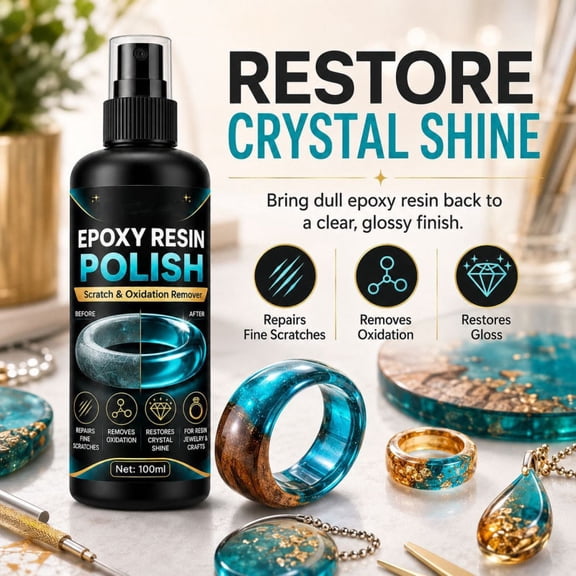 WYBXZ Epoxy Resin Polish Spray Scratch Remover Resin Crafts Surface Cleaner for Jewelry Handmade Art Maintenance Summer DIY Projects