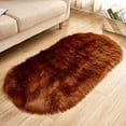 thumbnail image 1 of WYBXZ Faux Furs Sheepskin Rug, Super Soft Faux Sheepskin Area Rugs, Bedroom Floor Sofa Cushion Living Room Runners Bedside Rugs,19.7"*31.5", 1 of 6