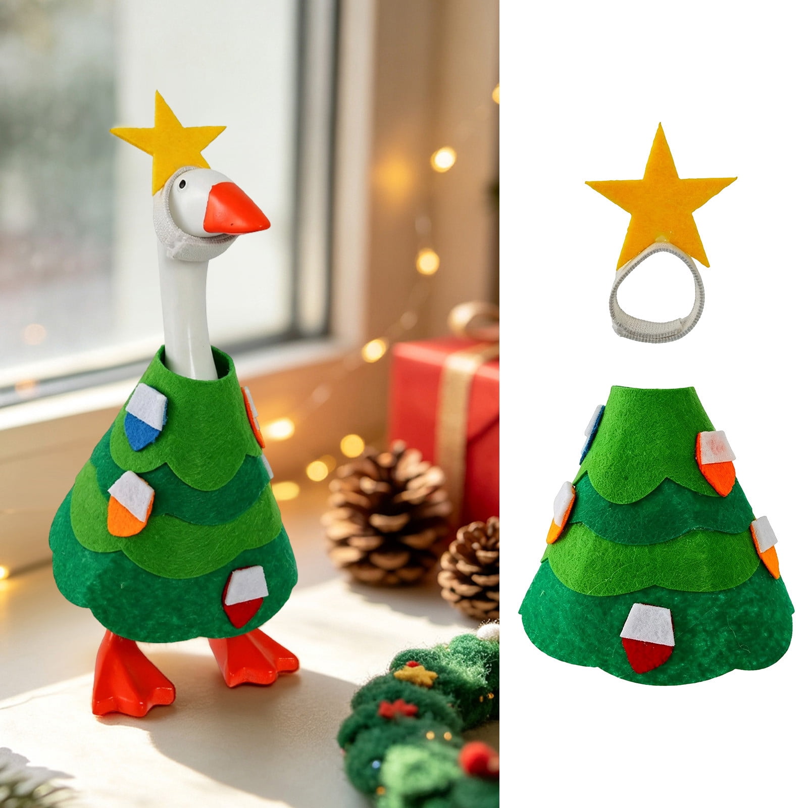 Yellow Shop Front WYBXZ Garden Goose Outfit, Yellow 7 in Decorative Goose Clothing for ...