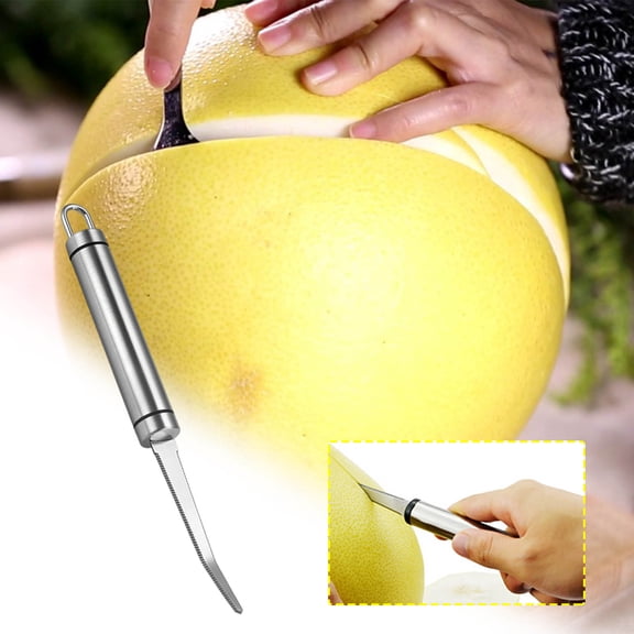 WYBXZ Grapefruit Knife, Curved Serrated Grapefruit Cutter, Easy Peeling Slicing Coring and Cutting, Fruit Cutter Home Kitchen Gadget