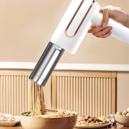 Electric Idiyappam Maker – 5 Molds, Rechargeable – Make Pasta In 20 Seconds, No Cord Needed!