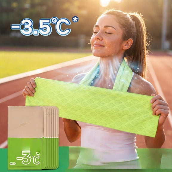 WYBXZ Instant Cooling Ice Towel for Summer, Reusable Cold Sweat Wipes for Sports, Portable Cooling Cloth for Outdoor Running & Gym Workout