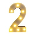 thumbnail image 1 of WYBXZ Letters Lights, Large Light Up Numbers, Battery Powered Decorative LED Letter Lights, for Wedding Birthday Party, Holiday Lamp or Home Bar Decoration, 1 of 6