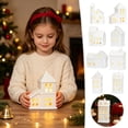thumbnail image 1 of WYBXZ Lighted Christmas House Decor, Ceramic LED Village Accent for Holiday Tabletop, 1 of 9