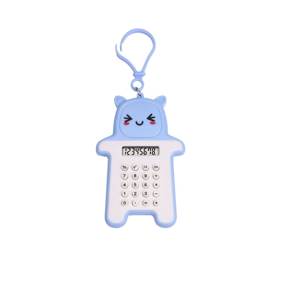 WYBXZ Mini Calculator, Keychain Portable Pocket Small Calculator, Suitable for Students at School and at Home