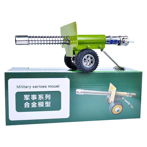WYBXZ Mini Firecracker Launching Cannons, Stainless Steel Firecracker Launchers Model, Military Model Collection Ornaments