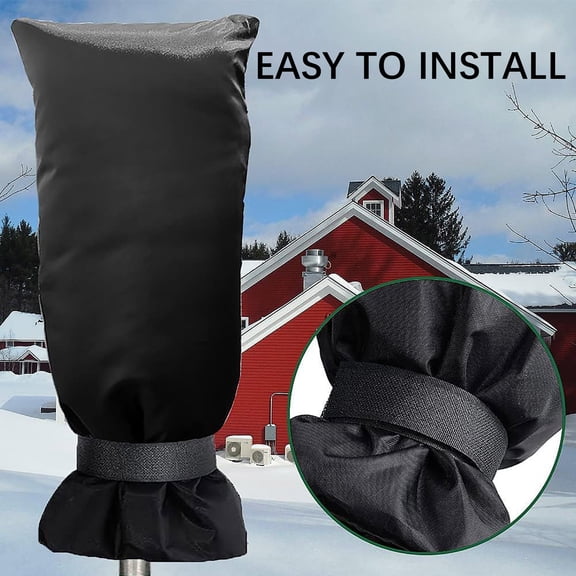 WYBXZ Outdoor Faucet Cover for Winter, Thickened Waterproof Faucet Protector, Reusable Waterproof Insulated Spigot Cover for Winter Cold Weather