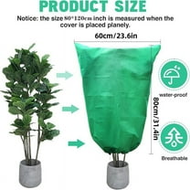 WYBXZ Plant Covers Freezer Protection Bags, Winter Plant Frost Protector with Drawstring, Reusable Tree Freezer Blanket for Outdoor Garden Plants Trees Shrubs