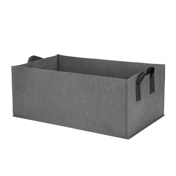 WYBXZ Plant Grows Bags, Fabric Raised Garden Bed, Rectangle Breathable Planting Container Grows Bag, Breathable Plant Bed Large Grows Planter Bags for Plants, Flowers, Vegetables