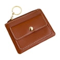 thumbnail image 1 of WYBXZ Short Ladies Coin Purse, Women Genuines Leather Zip Mini Coin Purse with Key Ring, Mini Casual Small Bag, Portable, 1 of 6