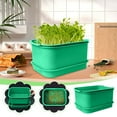 thumbnail image 1 of WYBXZ Sprout Basin, Mung Germination Machine, Garden Seed Sprouter Tray, Roof Vegetable Planting Box, Soild-Free Wheatgrass Sprouting Growing Kit for Garden Home Office, 1 of 10