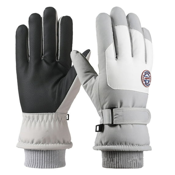 WYBXZ Winter Gloves for Women Men, Windproof Water Proof Warm Gloves for Cold Weather, Fleece Thick Warm Gloves for Running Cycling