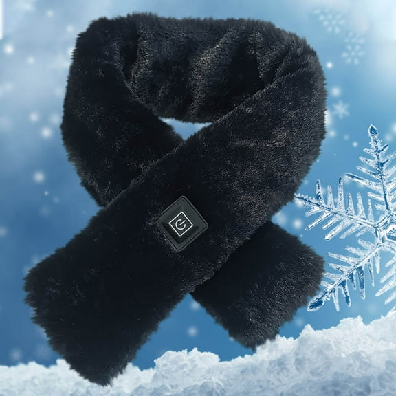 WYBXZ Winter USB Heated Warm Scarf, Neck Heating Pad with 3 Temp Modes, Neck Protection Scarf for Men Women, Battery Not Included