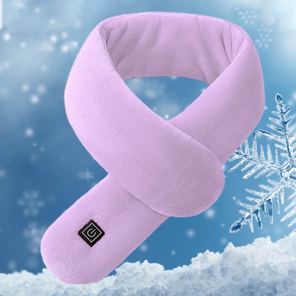 WYBXZ Winter USB Heated Warm Scarf, Neck Heating Pad with 3 Temp Modes, Neck Protection Scarf for Men Women