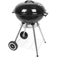 thumbnail image 1 of WYDK 18 inch Portable Charcoal Grill, Stainless Steel BBQ Kettle Charcoal Grill with Wheels and Storage Holder for Camping, Picnic, Barbecue, Party, Outdoor Activities, 1 of 7