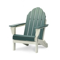 WYDK Outdoor All-Weather Folding Adirondack Chair for Patio, Garden, Backyard, Lawn Green