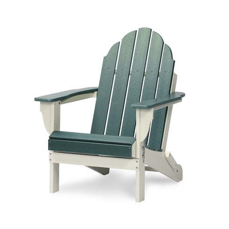 WYDK Outdoor All-Weather Folding Adirondack Chair for Patio, Garden, Backyard, Lawn Green