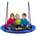 thumbnail image 1 of WYDK Tree Swing, 40 Inch Saucer Swing for Kids Outdoor, 700 lbs Weight Capacity Round Swing w/ 900D Waterproof Oxford Cloth, Adjustable Rope, Flying Swing for Backyard, Indoor & Outdoor Playground, 1 of 8