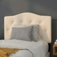 thumbnail image 1 of WYDK Tufted Upholstered Twin Size Headboard in Beige Fabric,Twin, 1 of 9