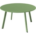 thumbnail image 1 of WYDK patio Outdoor Round Coffee Table, 28-inch Patio Side Table, Great for Backyard Patio Deck, Sage Green,1 PC, 1 of 11
