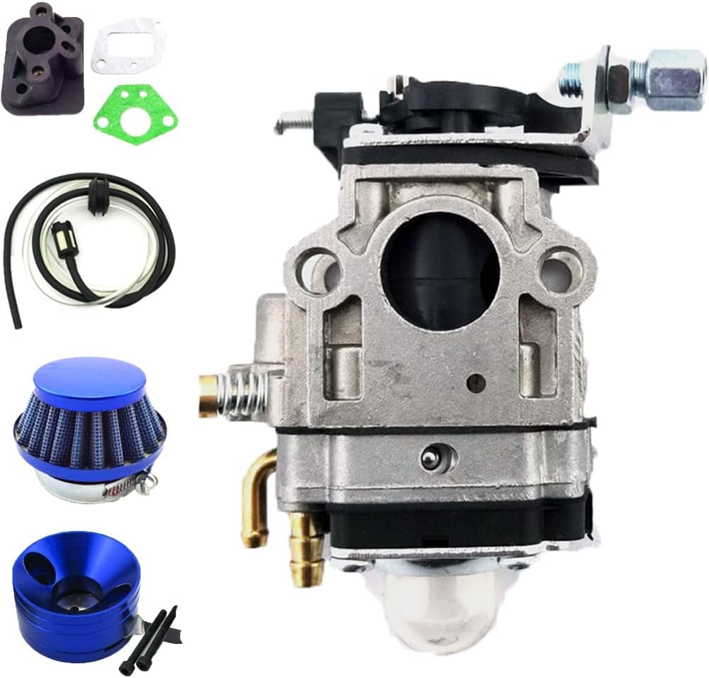 WYJ 15mm Carburetor Air Filter Intake Manifold Gasket Fule Hose For 2