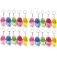thumbnail image 1 of WYJ 20pcs Mini Shoe Keychain, 5 Colors Hole Shoes Key Chains Flexible Silicone Reusable Cute Trendy Portable Small Hole Pendant Accessories for Women Men Girl Boy Keys Bag DIY Gifts-0614, 1 of 6